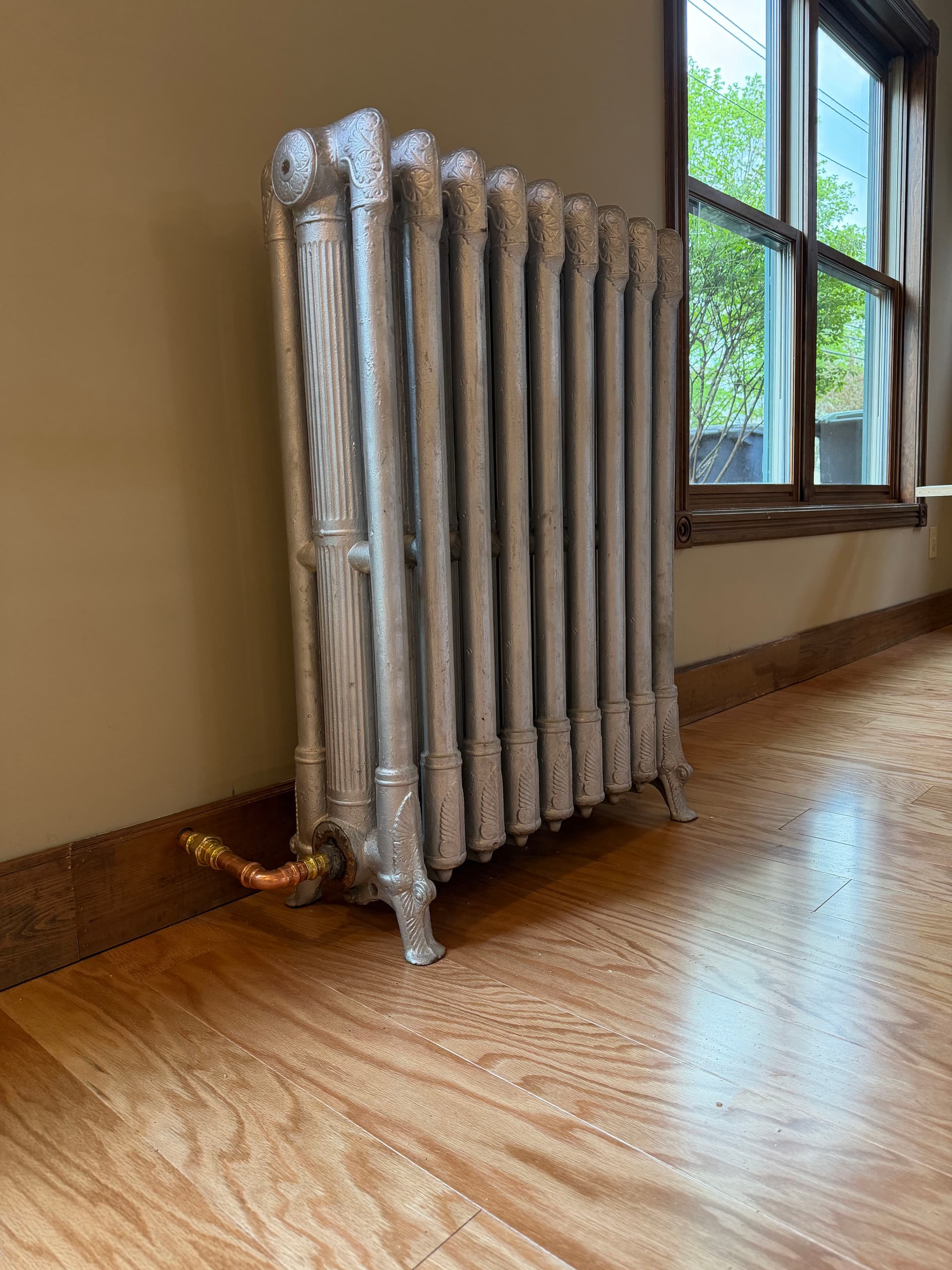 Cast Iron Radiator Reinstallation Done the Right Way image