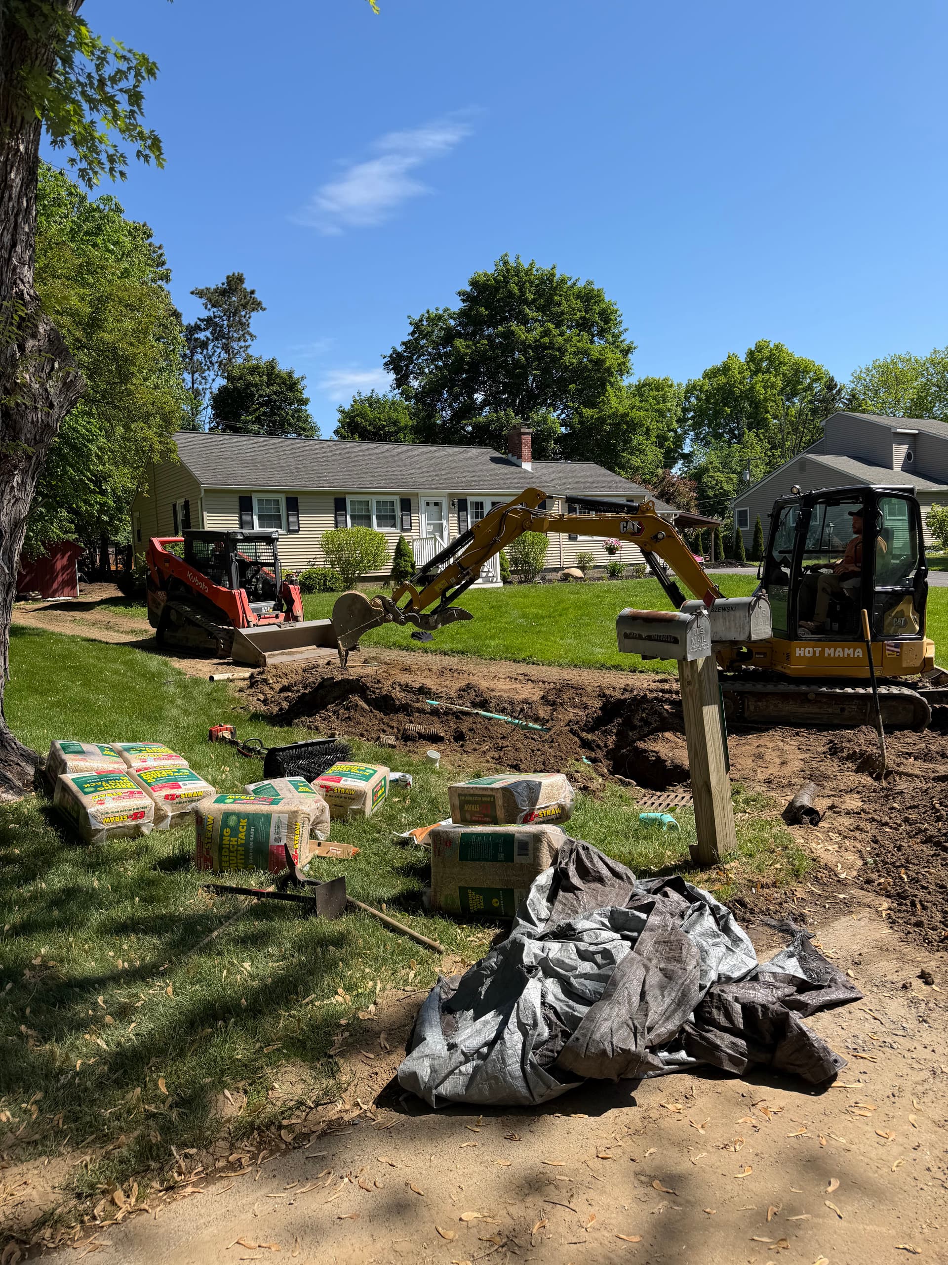 Gallery photos for Raised Bed Septic System Installation in Burnt Hills: Image #3