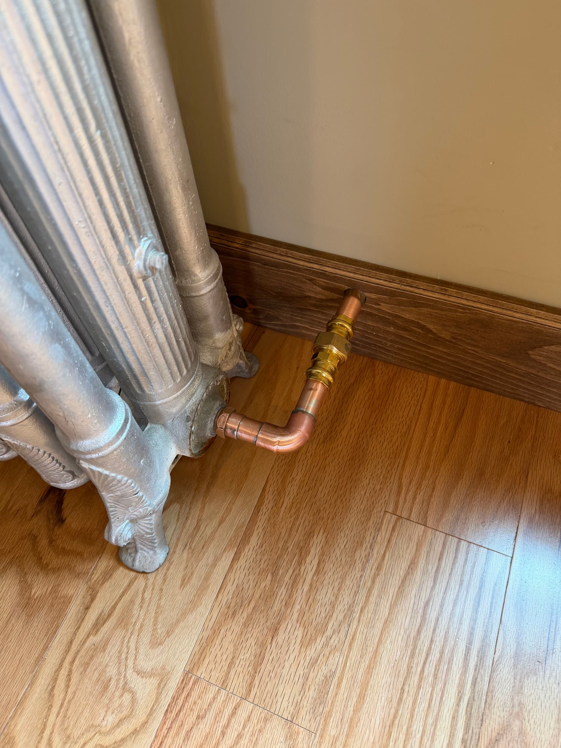 Gallery photos for Cast Iron Radiator Reinstallation Done the Right Way: Image #2