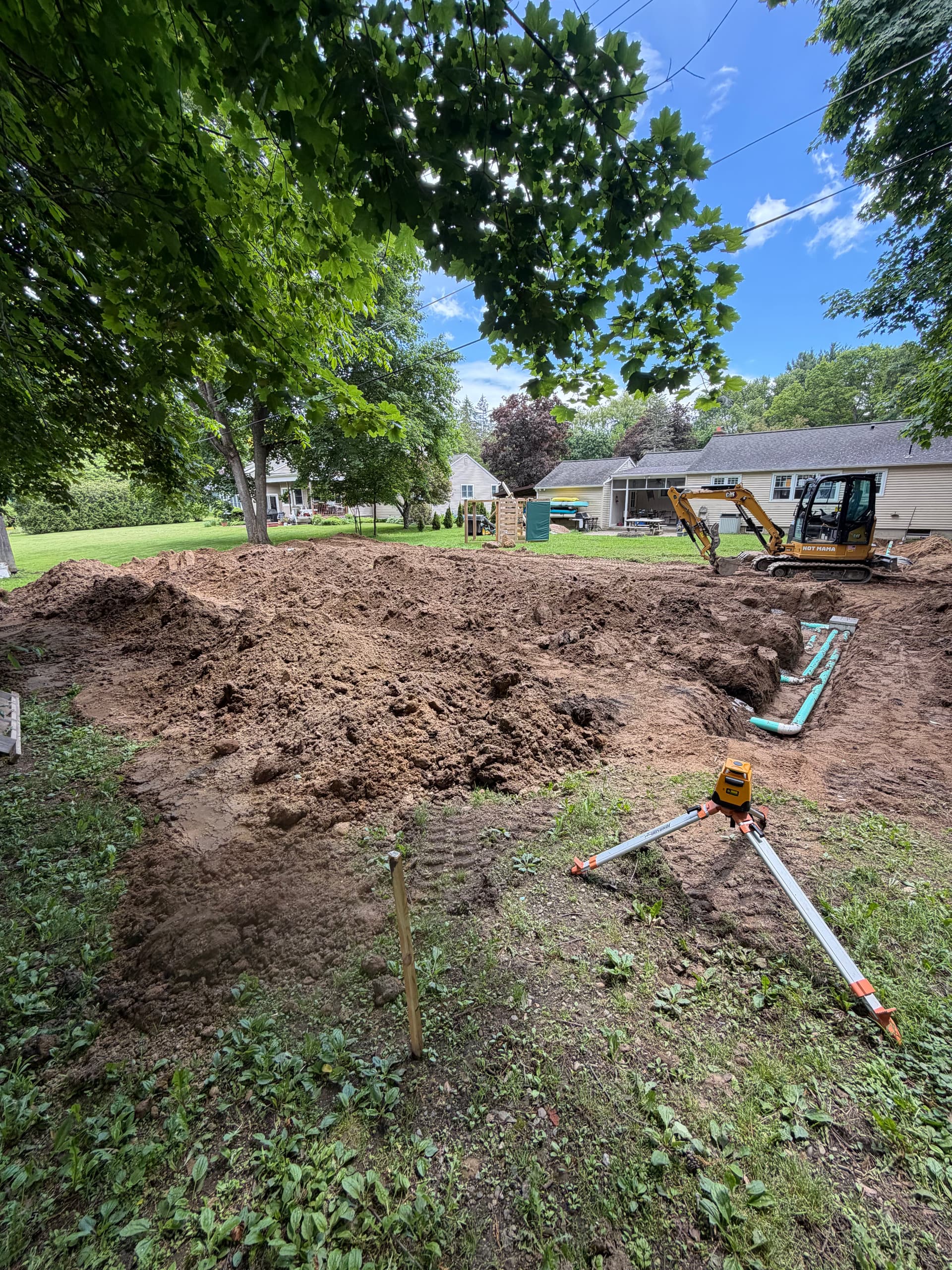 Gallery photos for Raised Bed Septic System Installation in Burnt Hills: Image #2