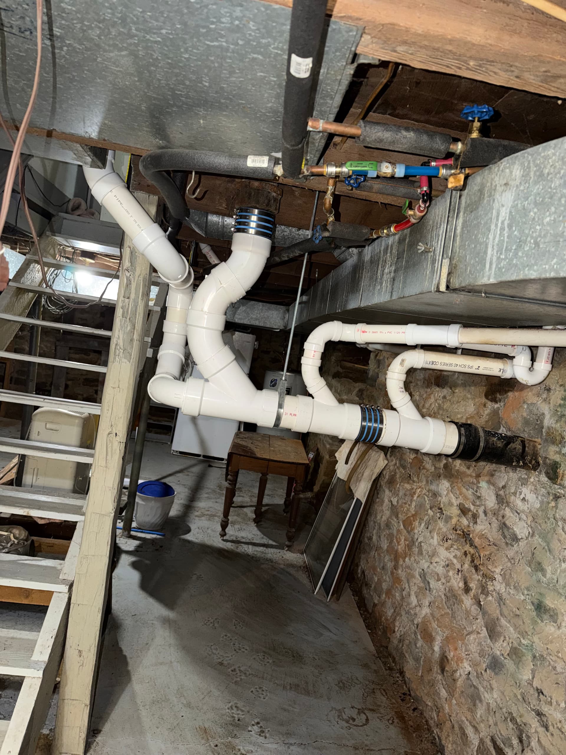 Sewage Stack Re-Pipe and Pro Vent Install in Galway image