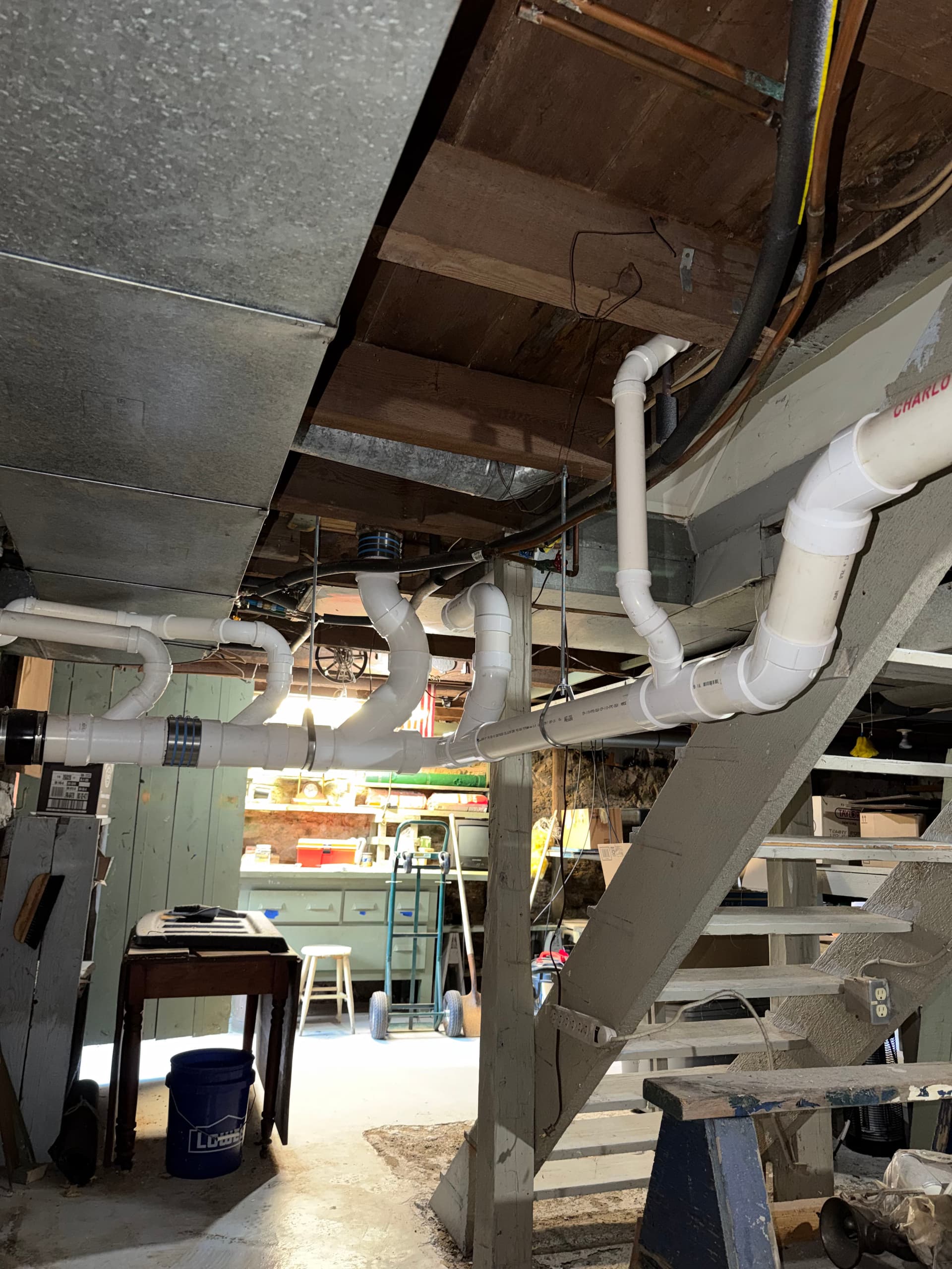 Gallery photos for Sewage Stack Re-Pipe and Pro Vent Install in Galway: Image #1