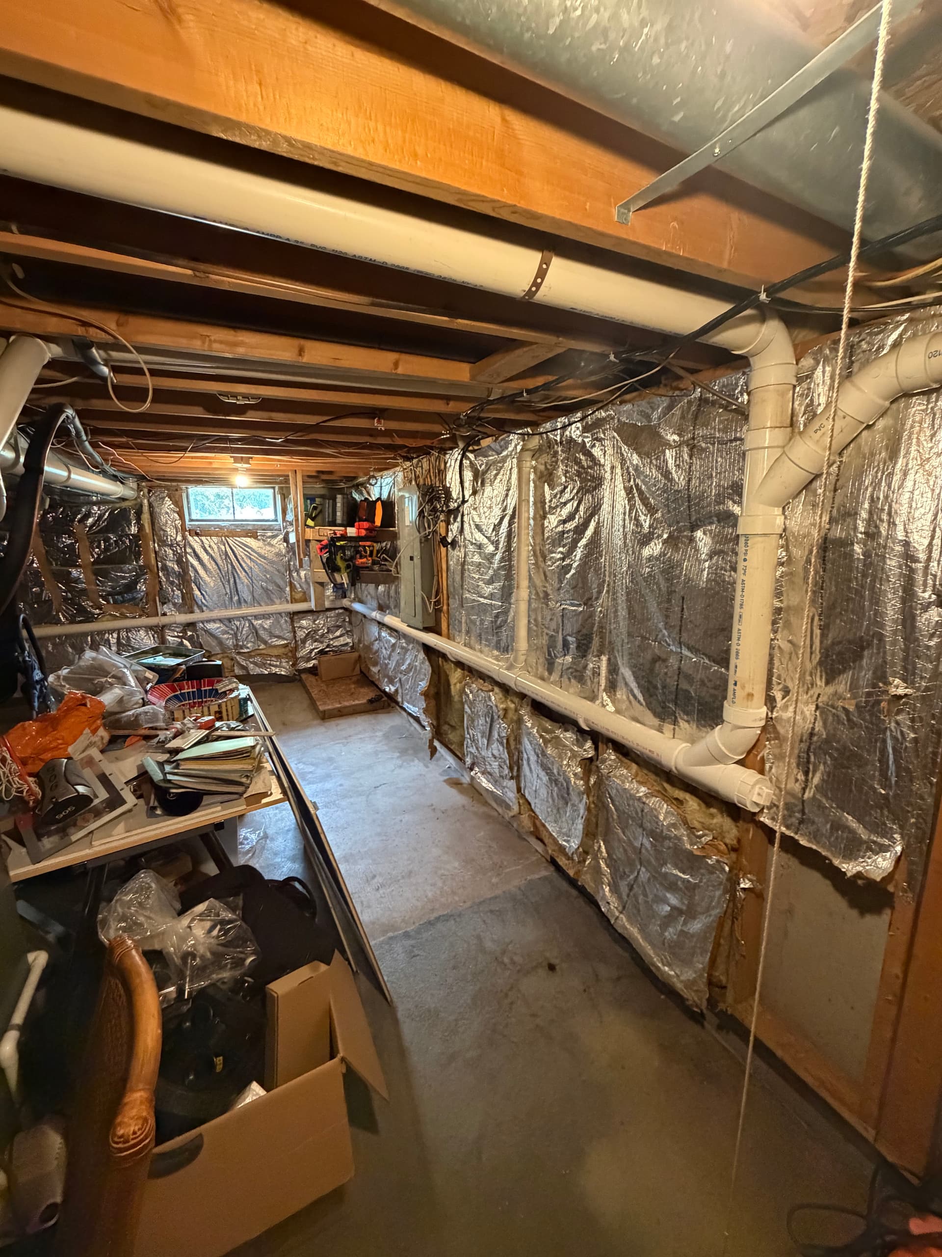 Basement Repipe in Clifton Park Fixes a Drain Line Pitched the Wrong Way image